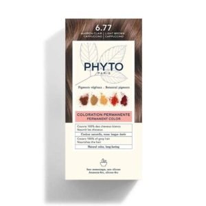 PHYTO COLOR KIT COLORATION 6.77 MARRON CLAIR - PHYTO