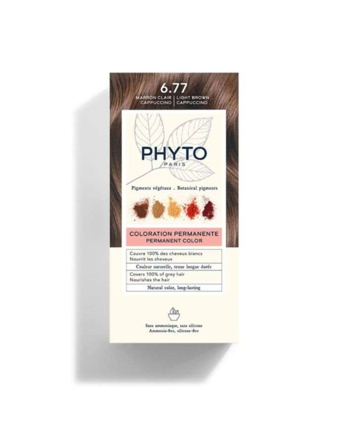 PHYTO COLOR KIT COLORATION 6.77 MARRON CLAIR - PHYTO