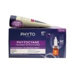 PHYTO SET PHYTOCYANE TRAITEMENT ANTICHUTE FEMME CHUTE PROGRESSIVE + SHAMPOING 100 ML OFFERT - PHYTO