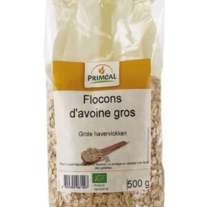 PRIMEAL FLOCONS D&rsquo;AVOINE GROS 500 G - PRIMEAL