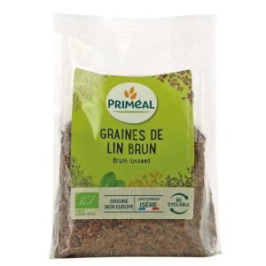 PRIMEAL GRAINES DE LIN BRUN 250 G - PRIMEAL