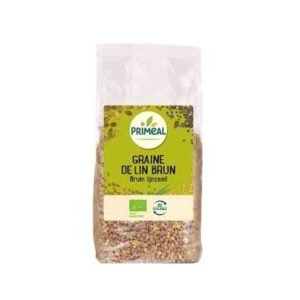 PRIMEAL GRAINES DE LIN BRUN 500G - PRIMEAL