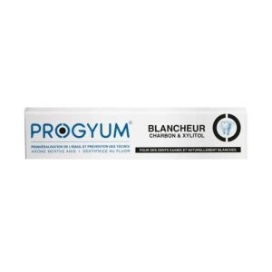 PROGYUM DENTIFICE SOIN BLANCHEUR CHARBON ET XYLITOL 75 ML - PROGYUM