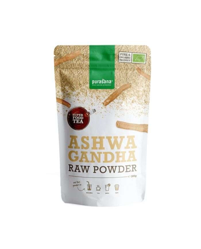 PURASANA ASHWAGANDA RAW POUDRE 100 G - PURASANA