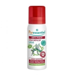 PURESSENTIEL ANTI PIQUE SPRAY REPULSIF BEBE 60ML - PURESSENTIEL