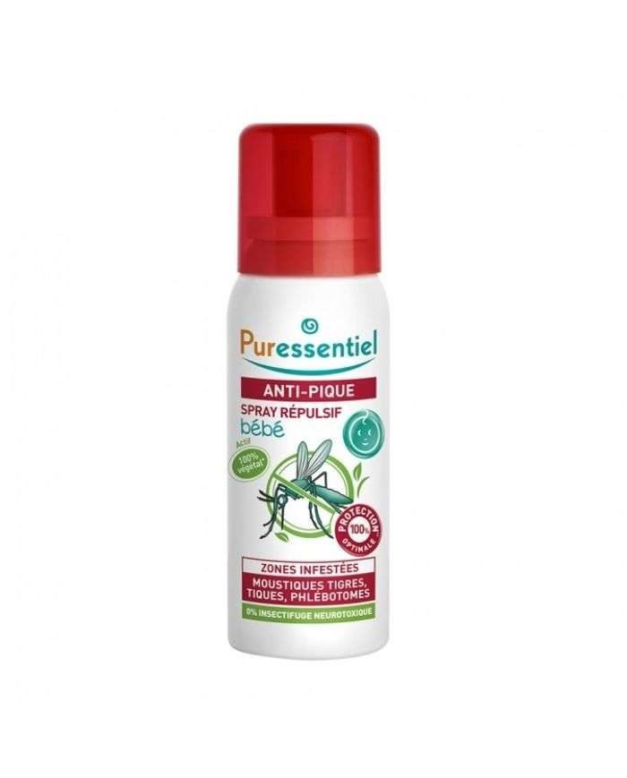 PURESSENTIEL ANTI PIQUE SPRAY REPULSIF BEBE 60ML - PURESSENTIEL