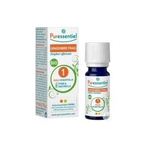 PURESSENTIEL HUILE ESSENTIELLE GINGEMBRE FRAIS BIO 5 ML - PURESSENTIEL
