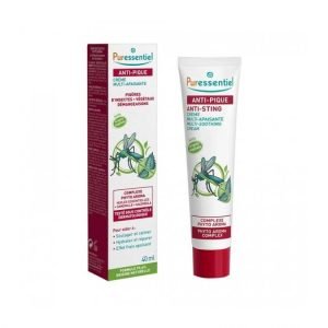 PURESSENTIEL ANTI PIQUE CREME MULTI APAISANTE ADULTE 40ML - PURESSENTIEL