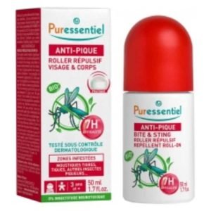 PURESSENTIEL ANTI PIQUE ROLLER REPULSIF VISAGE ET CORPS 50 ML - PURESSENTIEL