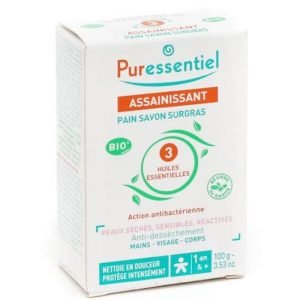 PURESSENTIEL ASSAINISSANT PAIN SAVON SURGRAS 100 G - PURESSENTIEL
