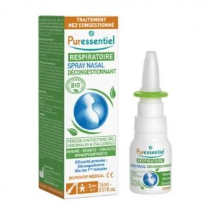 PURESSENTIEL RESPIRATOIRE SPRAY NASAL DECONGESTIONNANT 15 ML - PURESSENTIEL