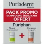 PURIADERM PACK PURIPHAN MASQUE ULTRA REPARATEUR 200ML + SHAMPOING ENERGISANT 200ML OFFERT - PURIADERM