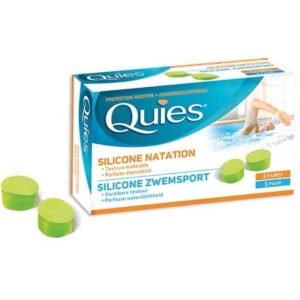 QUIES SILICONE NATATION ADULTE 3 PAIRES - QUIES