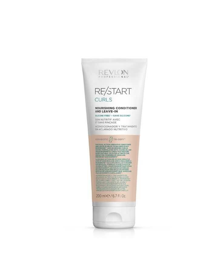 REVLON RESTART CURLS SOIN NUTRITIF AVEC ET SANS RINCAGE 200 ML - REVLON