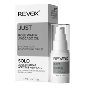 REVOX B77 JUST FLUIDE CONTOUR DES YEUX A L&rsquo;HUILE D&rsquo;AVOCAT ET L&rsquo;EAU DE ROSE 30 ML - REVOX B77