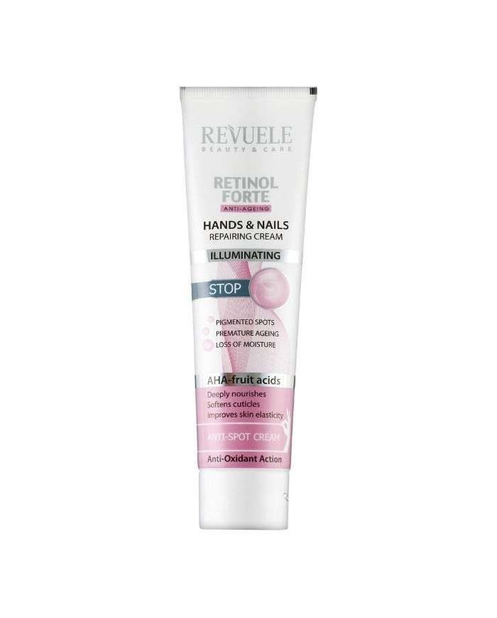 REVUELE CREME MAINS ET ONGLES RETINOL FORTE AHA FRUIT ACIDS 100ML - REVUELE