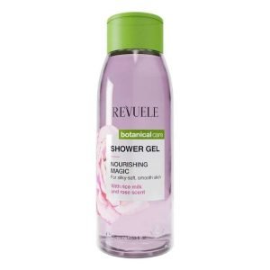 REVUELE GEL DOUCHE BOTANIQUE NOURRISSANT MAGIQUE AU LAIT DE RIZ ET AU PARFUM DE ROSE 400 ML - REVUELE