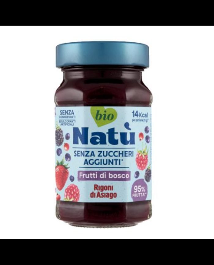 RIGONI DI ASIAGO NATU CONFITURE FRUITS BAIES SAUVAGES 240 G - RIGONI DI ASIAGO