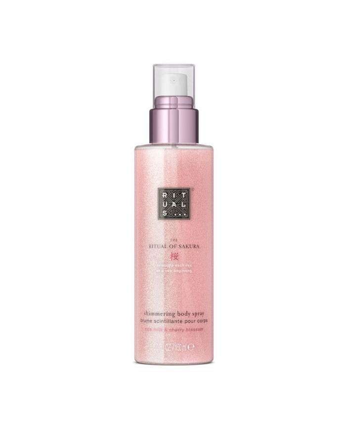 RITUALS THE RITUAL OF SAKURA BRUME SCINTILLANTE POUR LE CORPS RICE MILK AND CHERRY BLOSSOM 150 ML - RITUALS