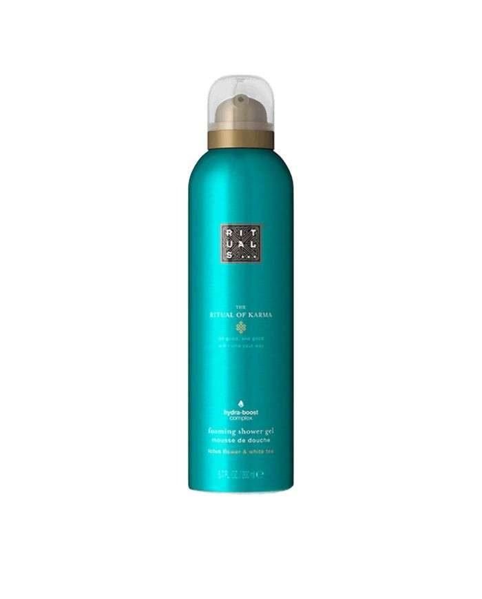 RITUALS THE RITUALS OF KARMA MOUSSE DE DOUCHE FLEUR DE LOTUS ET THE BLANC 200ML - RITUALS