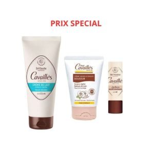ROGE CAVAILLES PACK GEL DOUCHE CREME DE LAIT 200ML + CREME MAINS DOUCEUR 50ML + BAUME LEVRES GOURMAND - ROGE CAVAILLES