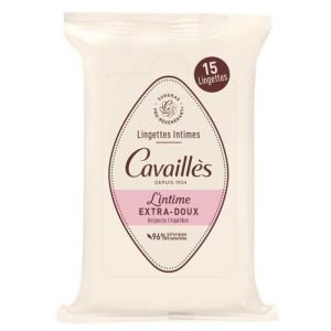 ROGE CAVAILLES LINGETTES INTIME EXTRA DOUX 15 UNITES - ROGE CAVAILLES