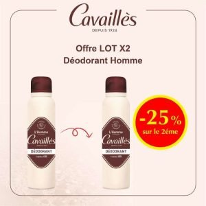ROGE CAVAILLES OFFRE SPECIAL LOT DE 2 DEODORANT FRAICHEUR 48H 150ML X 2 - ROGE CAVAILLES