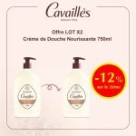 ROGE CAVAILLES OFFRE SPECIALE CREME DE DOUCHE NOURISSANTE PEAUX SECHES SANS SAVON 750ML X 2 - ROGE CAVAILLES
