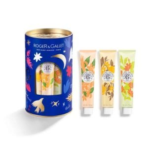 ROGER ET GALLET COFFRET 3 CREMES MAINS BOIS DORANGE NEROLI ET FLEUR DOSMANTHUS - ROGER ET GALLET
