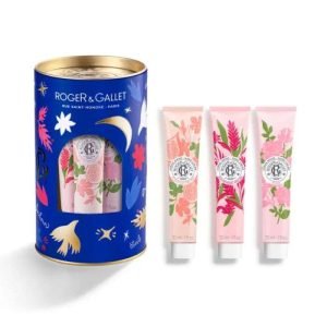ROGER ET GALLET COFFRET 3 CREMES MAINS FLEUR DE FIGUIER ROSE ET GINGEMBRE ROUGE - ROGER ET GALLET