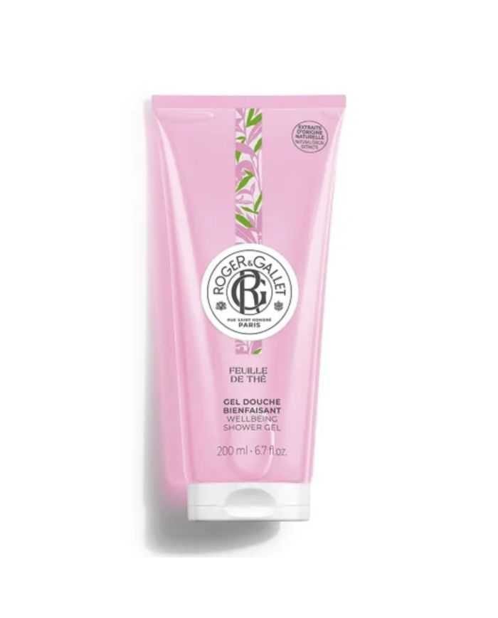 ROGER ET GALLET GEL DOUCHE FEUILLE DE THE Eau Parfumée Bienfaisante 200ml - ROGER ET GALLET