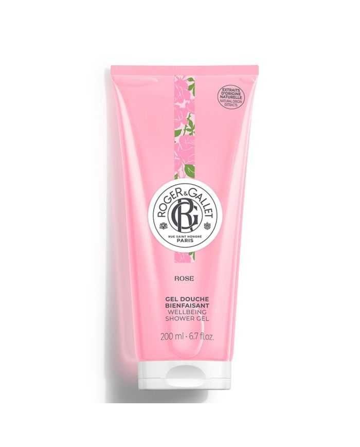 ROGER ET GALLET GEL DOUCHE ROSE Eau Parfumée Bienfaisante 200ml - ROGER ET GALLET