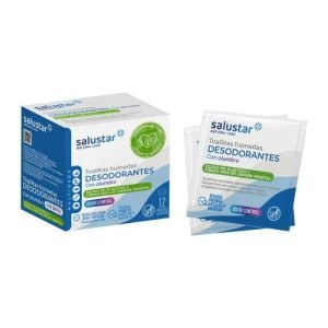 SALUSTAR LINGETTES DEODORANTES ONE DOSE PIERRE D ALUN 12 UNITES - SALUSTAR NATURAL CARE