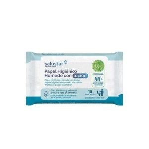 SALUSTAR LINGETTES PAPIER TOILETTE HUMIDE 15 UNITES - SALUSTAR NATURAL CARE