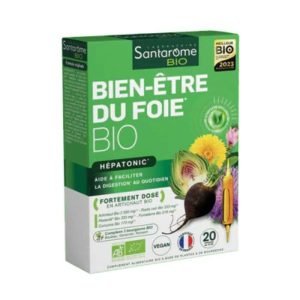 SANTAROME BIO BIEN ETRE DU FOIE 20 AMPOULES - SANTAROME BIO