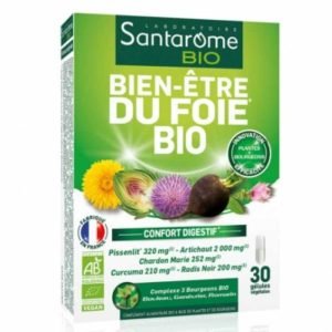 SANTAROME BIO BIEN ETRE DU FOIE 30 GELULES - SANTAROME BIO