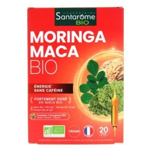 SANTAROME BIO MORINGA MACA BIO 20 AMPOULES DE 10 ML - SANTAROME BIO