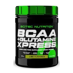 SCITEC NUTRITION BCAA+ GLUTAMINE XPRESS LIME FLAVORED 300 G - SCITEC NUTRITION