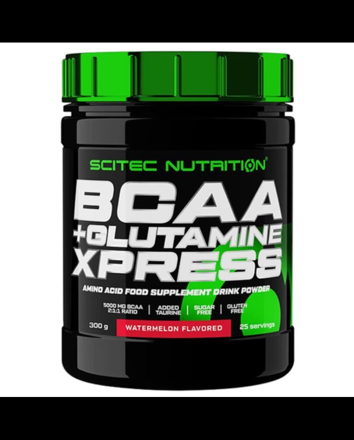 SCITEC NUTRITION BCAA+ GLUTAMINE XPRESS WATERMELON FLAVORED 300 G - SCITEC NUTRITION
