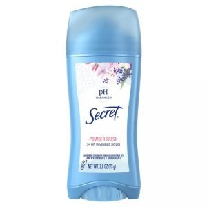 SECRET INVISIBLE SOLID POWDER FRESH DEODORANT 24H 73 G - SECRET