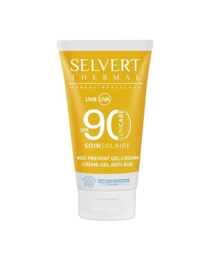 SELVERT THERMAL CREME GEL ANTI AGE SPF50+ 90 SUN CARE - SELVERT