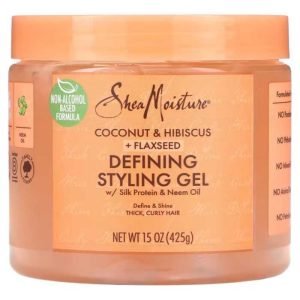 SHEA MOISTURE COCONUT ET HIBISCUS DEFINING STYLING GEL 425 G - SHEA MOISTURE