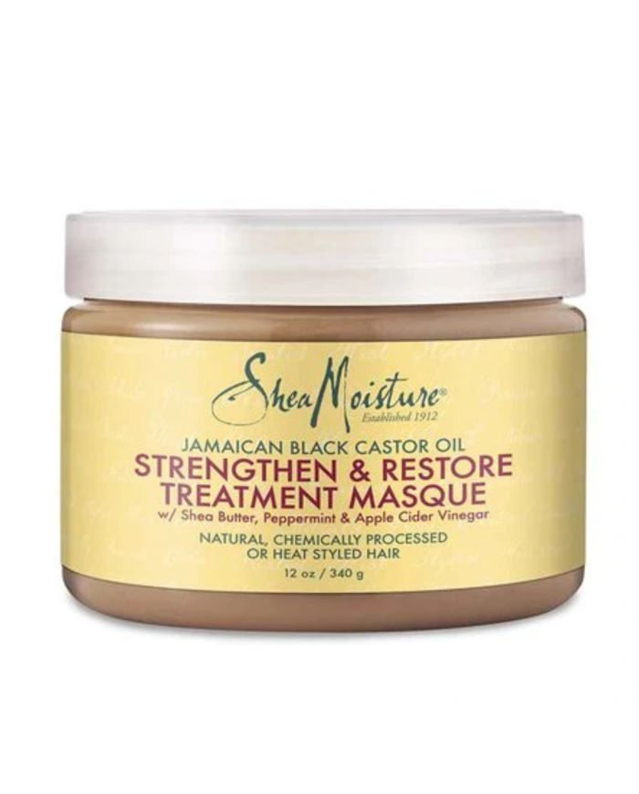 SHEA MOISTURE JAMAICAN BLACK CASTER OIL TREATMENT MASQUE 340G - SHEA MOISTURE