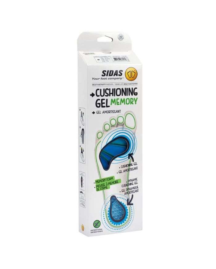 SIDAS CUSHIONING SEMELLES GEL MEMORY - SIDAS