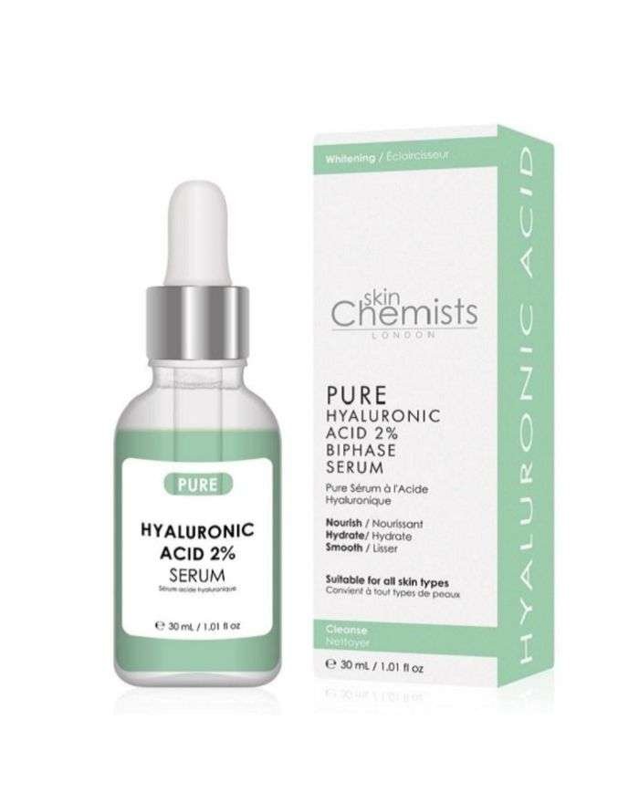 SKIN CHEMISTS PURE HYALURONIC ACID 2% BIPHASE SERUM 30 ML - SKIN CHEMISTS