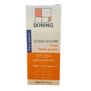 SKINING INVISBLE ECRAN SOLAIRE SPF 50+ FLUIDE PEAUX GRASSES 50 ML - SKINING