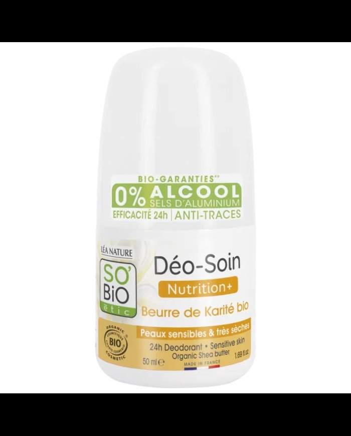 SO BIO DEO SOIN NUTRITION BEURRE DE KARITE BIO 50ML - SO BiO