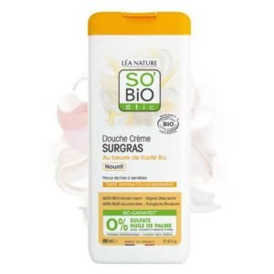 SO BIO DOUCHE CREME SURGAS AU BEURRE DE KARITE BIO NOURRIT 650 ML - SO BiO