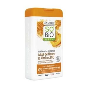 SO BIO GEL DOUCHE HYDRATANT AU MIEL DE FLEURS ET ABRICOTS BIO 450 ML - SO BiO