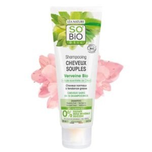 SO BiO SHAMPOING CHEVEUX SOUPLES VERVEINE BIO ET HUILE ESSENTIELLE DE CITRON - SO BiO